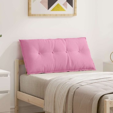 vidaXL Μαξιλάρι Πλάτης Ροζ 100 x 19 x 50 εκ ύφασμα