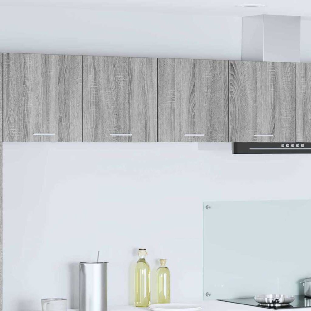 vidaXL Κρεμαστό ντουλάπι Γκρίζο Σονομα 80x31x40 εκ
