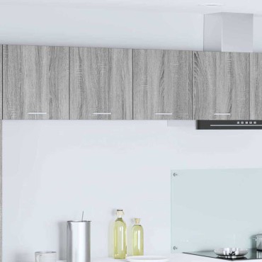 vidaXL Κρεμαστό ντουλάπι Γκρίζο Σονομα 80x31x40 εκ