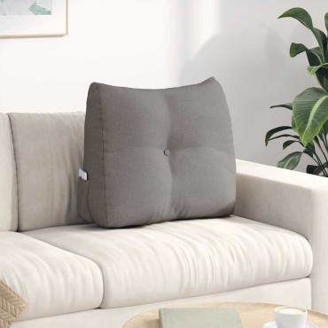 vidaXL Μαξιλάρι Πλάτης Taupe 60 x 24 x 50 εκ ύφασμα