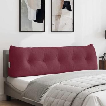 vidaXL Μαξιλάρι Πλάτης Κόκκινο 160 x 24 x 50 εκ ύφασμα