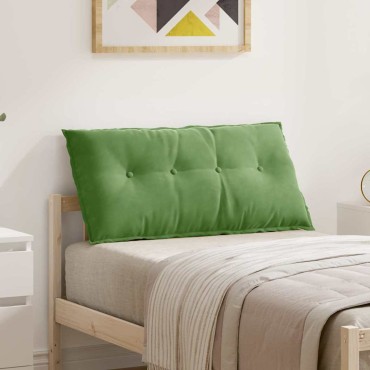 vidaXL Μαξιλάρι Πλάτης Ανοιχτό Πράσινο 100 x 50 cm