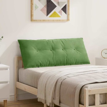 vidaXL Μαξιλάρι Πλάτης Ανοιχτό Πράσινο 120 x 50 cm