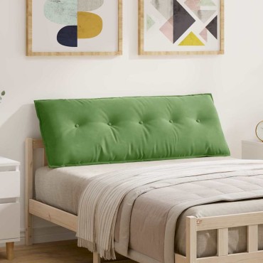 vidaXL Μαξιλάρι Πλάτης Ανοιχτό Πράσινο 140 x 50 cm