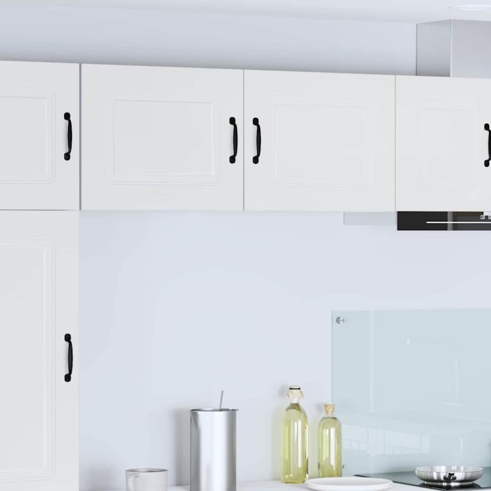 vidaXL Πάνελ πλυντηρίου πιάτων Kalmar Υψηλής γυαλάδας λευκό 50x31x40cm
