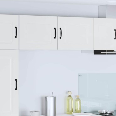 vidaXL Πάνελ πλυντηρίου πιάτων Kalmar Υψηλής γυαλάδας λευκό 50x31x40cm
