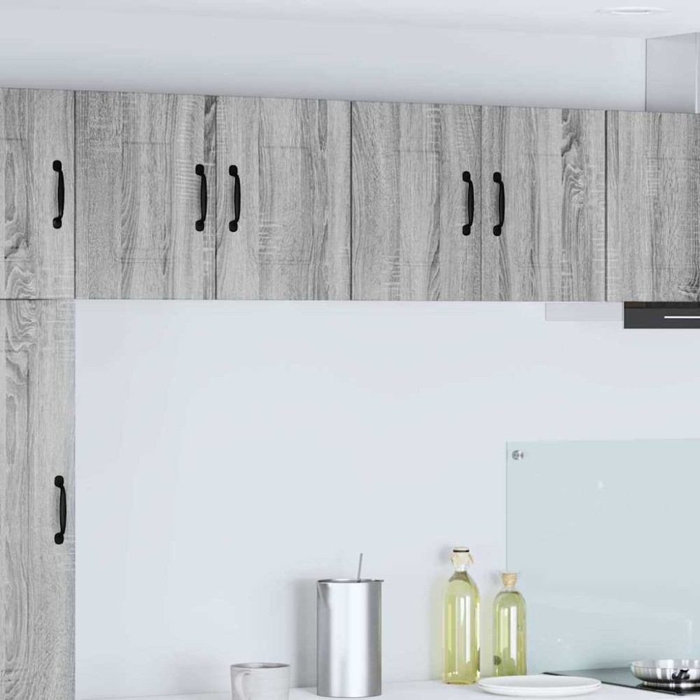 vidaXL Πάνελ πλυντηρίου πιάτων Kalmar Γκρίζο Σονομα 60x31x40 εκ
