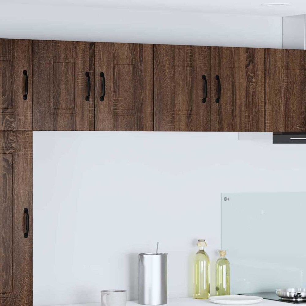 vidaXL Πάνελ πλυντηρίου πιάτων Kalmar Καφέ δρυς 60x31x40 εκ