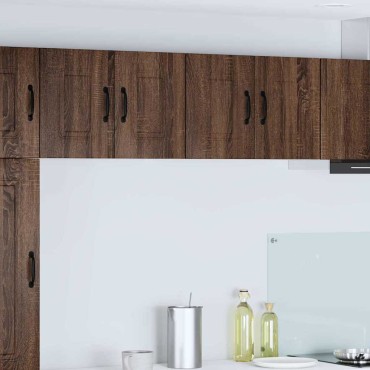 vidaXL Πάνελ πλυντηρίου πιάτων Kalmar Καφέ δρυς 60x31x40 εκ