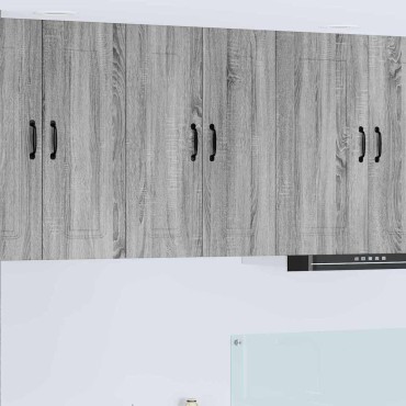 vidaXL Πάνελ πλυντηρίου πιάτων Kalmar Γκρίζο Σονομα 30x31x80cm