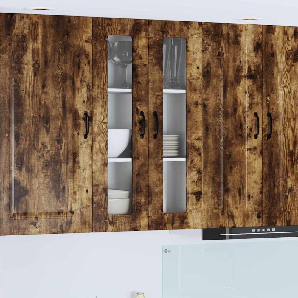 vidaXL Πάνελ πλυντηρίου πιάτων Kalmar Καπνιστό Δρύς 60x31x100cm