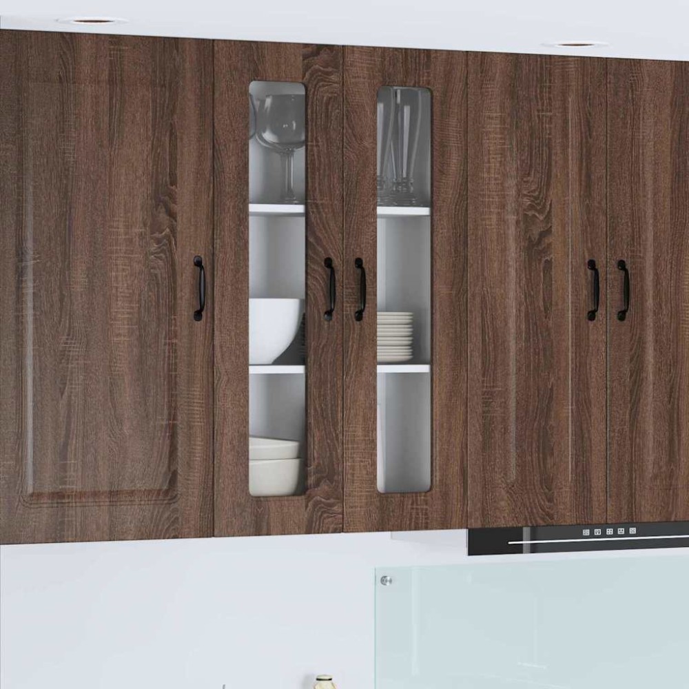vidaXL Πάνελ πλυντηρίου πιάτων Kalmar Καφέ δρυς 60x31x100cm