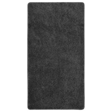vidaXL Χαλί Shaggy Αντιολισθητικό Σκούρο Γκρι 80x150cm