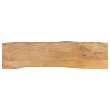 vidaXL Επιφάνεια Τραπεζιού 160x40x3,8cm Live Edge Μασίφ Ξύλο Μάνγκο 1 τεμ.