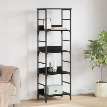 vidaXL Ράφι Βιβλίων 4 επιπέδων 50x33x153cm Επεξεργασμένο Ξύλο 1 τεμ.