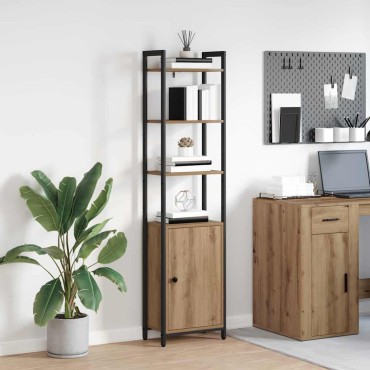 vidaXL Βιβλιοθήκη 6 επιπέδων 40x24x161cm Επεξεργασμένο Ξύλο 1 τεμ.
