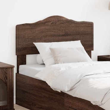 vidaXL Κεφαλάρι Καφέ δρυς Επεξεργασμένο ξύλο 93x3x90cm 1 τεμ.