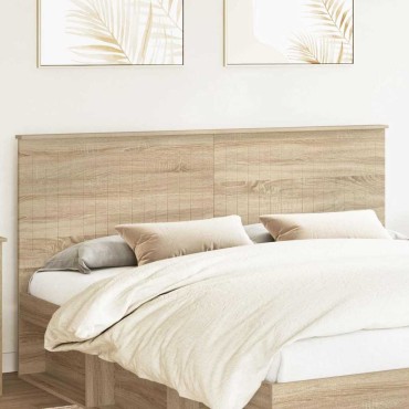 vidaXL Κεφαλάρι Δρύς Sonoma Επεξεργασμένο ξύλο 183x7x100cm 1 τεμ.