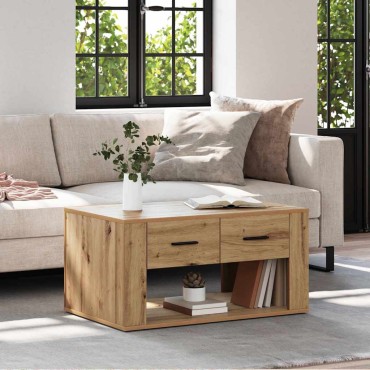 vidaXL Τραπεζάκι σαλονιού Artisan Oak 80x50x40cm 1 τεμ.
