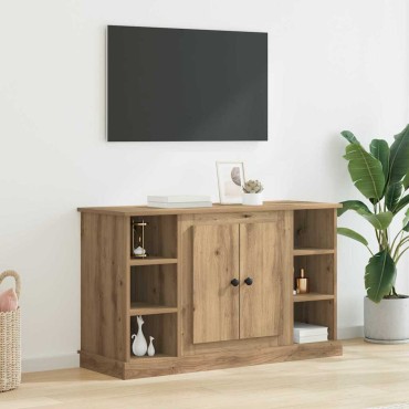 vidaXL Πλαϊνό γραφείο Artisan Oak 100x35,5x60cm 1 τεμ.