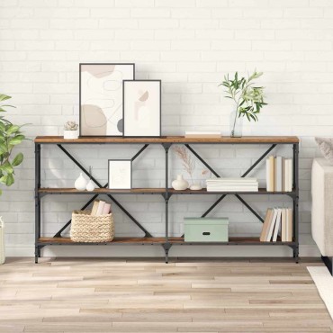 vidaXL Τραπέζι κονσόλας Παλιό ξύλο 160x30x75cm Επεξεργασμένο Ξύλο 1 τεμ.