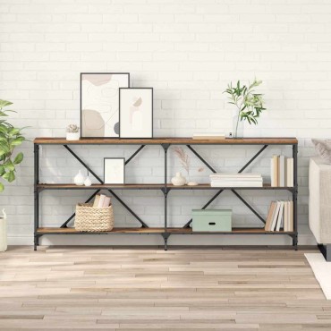 vidaXL Τραπέζι κονσόλας Παλιό ξύλο 180x30x75cm Επεξεργασμένο Ξύλο 1 τεμ.