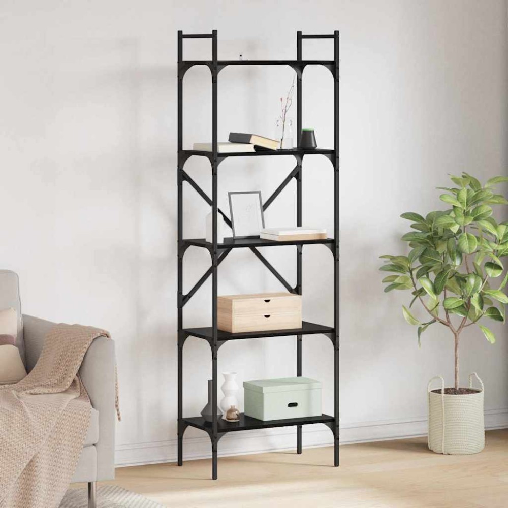 vidaXL Βιβλιοθήκη 5 επιπέδων 56x32x174cm Επεξεργασμένο Ξύλο 1 τεμ.