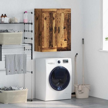 vidaXL Επιτοίχιο ντουλάπι Παλιό Ξύλο 69,5x34x90cm 1 τεμ.
