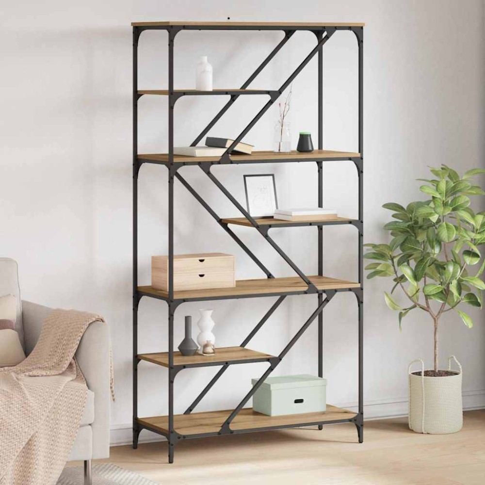 vidaXL Ράφι Βιβλίων 9 επιπέδων 91x36x176cm Επεξεργασμένο Ξύλο 1 τεμ.