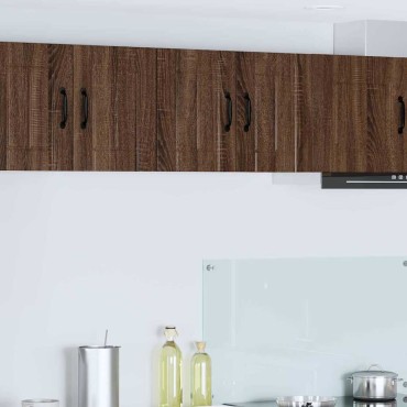 vidaXL Ντουλάπα Τοίχου LUCCA Καφέ Ξύλο Δρυός 60x31x40 εκ