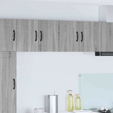 vidaXL Ντουλάπα Τοίχου PORTO Γκρίζο Σονομα 60x31x40 εκ