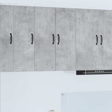 vidaXL Ντουλάπα Τοίχου PORTO Σκυρόδεμα Γκρι 30x31x80cm
