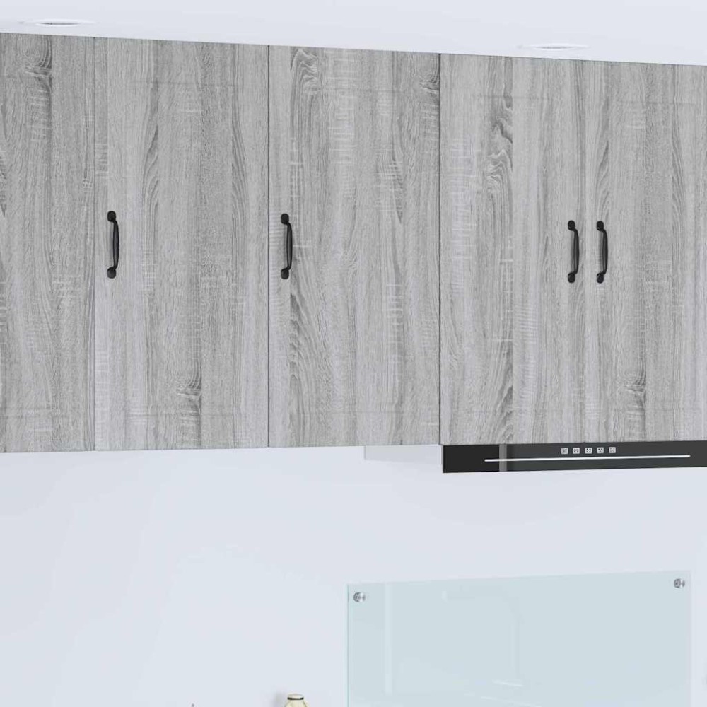 vidaXL Ντουλάπα Τοίχου PORTO Γκρίζο Σονομα 40x31x80cm