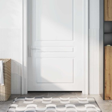 vidaXL Σφραγίδες πόρτας με βούρτσες που προσαρτώνται 6 pcs Λευκό