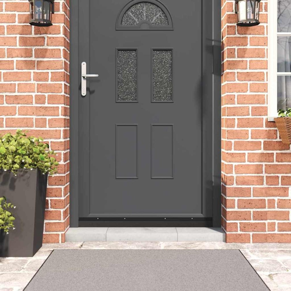 vidaXL Σφραγίδες πόρτας με βούρτσες που προσαρτώνται 2 pcs Μαύρο