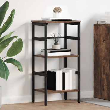 vidaXL Ράφι Βιβλίων 2 επιπέδων 40x29,5x81cm Επεξεργασμένο Ξύλο 1 τεμ.