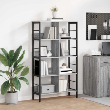 vidaXL Ράφι Βιβλίων 8 επιπέδων 82x32x144,5cm Επεξεργασμένο Ξύλο 1 τεμ.