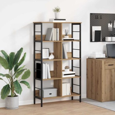 vidaXL Ράφι Βιβλίων 8 επιπέδων 82x32x144,5cm Επεξεργασμένο Ξύλο 1 τεμ.