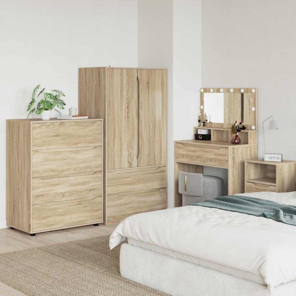 vidaXL Ντουλάπες Αποθήκευσης 80x48x105cm Επεξεργασμένο Ξύλο