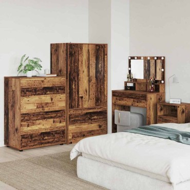 vidaXL Ντουλάπες Αποθήκευσης 80x48x105cm Επεξεργασμένο Ξύλο
