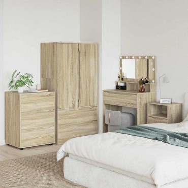 vidaXL Ντουλάπι αποθήκευσης 60x48x81cm Επεξεργασμένο Ξύλο 1 τεμ.