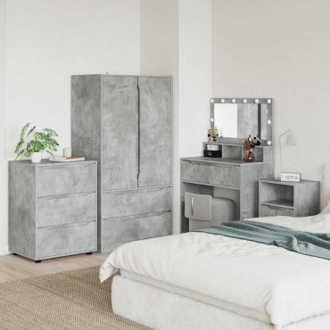 vidaXL Ντουλάπι αποθήκευσης 60x48x81cm Επεξεργασμένο Ξύλο 1 τεμ.