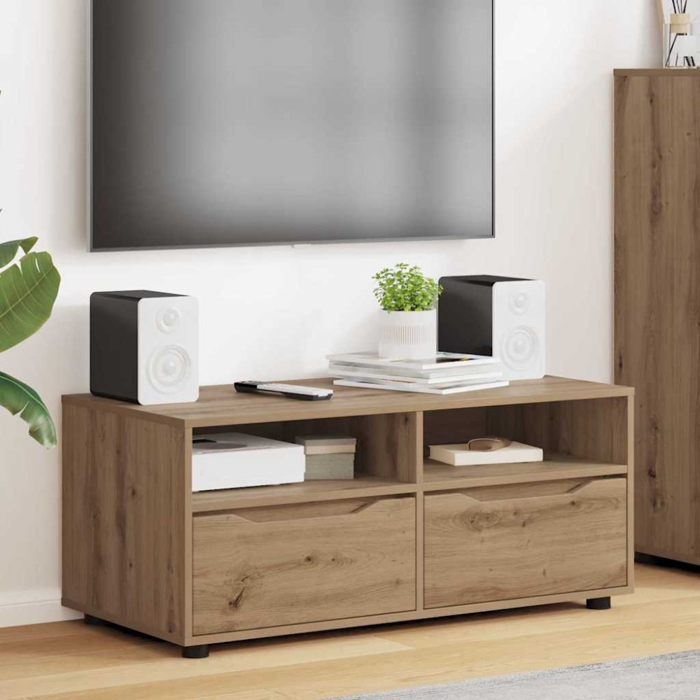 vidaXL Ντουλάπι TV 100x48x43cm Artisan Oak Επεξεργασμένο Ξύλο