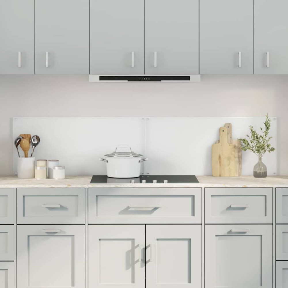 vidaXL Πλάτη κουζίνας 2 τμχ. Διαφανές 90 x 40 cm σκληρυμένο γυαλί