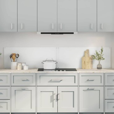 vidaXL Πλάτη κουζίνας 2 τμχ. Διαφανές 100 x 40 cm σκληρυμένο γυαλί