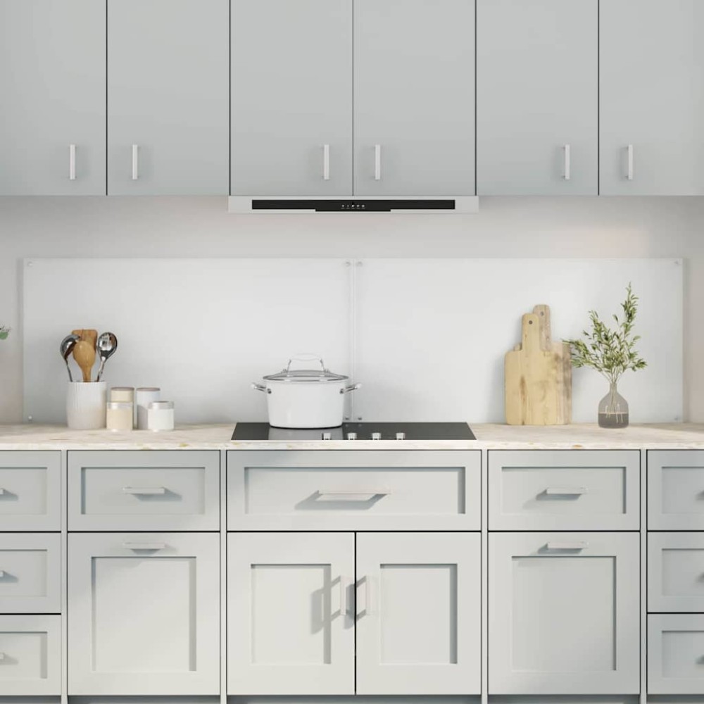 vidaXL Πλάτη κουζίνας 2 τμχ. Διαφανές 100 x 50 cm σκληρυμένο γυαλί