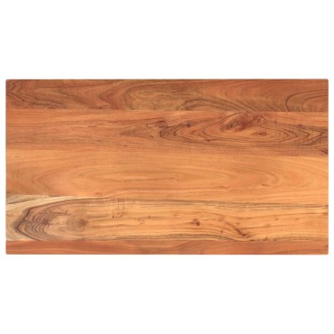 vidaXL Επιφάνεια Τραπεζιού Ορθογώνια 110x60x2,5cm Μασίφ Ξύλο Ακακίας 1 τεμ.