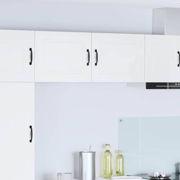 vidaXL Ντουλάπα Τοίχου PORTO Υψηλής γυαλάδας λευκό 50x31x40cm