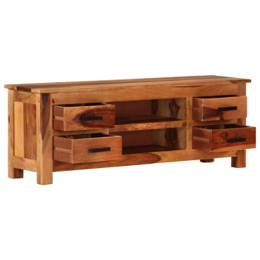 vidaXL Έπιπλο Τηλεόρασης 110x30x40cm από Μασίφ Ξύλο