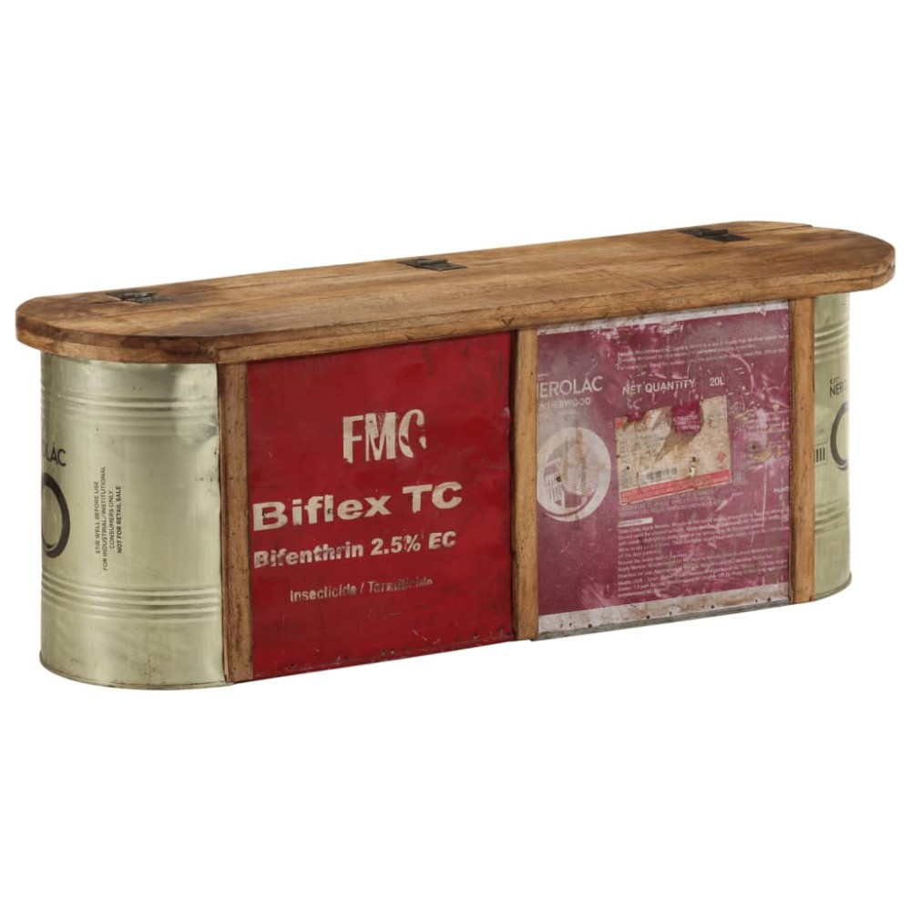 vidaXL Πάγκος Αποθήκευσης/Μπουφές 120x30x40cm Μασίφ Ανακυκλωμένο Ξύλο 1 τεμ. vidaXL Πάγκος Αποθήκευσης/Μπουφές 120x30x40cm Μασίφ Ανακυκλωμένο Ξύλο 1 τεμ.